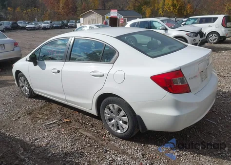 2012 Honda Civic Lx from USA, damaged, VIN 19XFB2F56CE383893